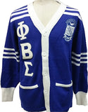 Buffalo Dallas Phi Beta Sigma Cardigan Sweater [Blue]