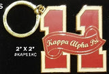 Kappa Alpha Psi 11 Founded Year Key Chain [Gold]