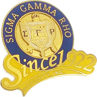 Sigma Gamma Rho Sorority Inc. Since 1922 Lapel Pin [Gold]