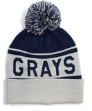 Big Boy Homestead Grays S245 Beanie With Ball [Navy Blue]