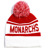 Big Boy Kansas City Monarchs S245 Beanie With Ball [Red/White]