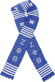 Zeta Phi Beta Sorority Graduation Kente Stole Sash [Blue]