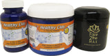 MineCeuticals Healthy Oregon Blue Clay Capsules & Bath Powder & Face2theMAX Pack [Natural]