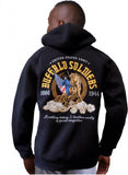 Big Boy Buffalo Soldiers S6 Mens Pullover Hoodie [Black]