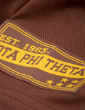 Big Boy Iota Phi Theta Divine 9 Mens Football Jersey Tee [Brown]