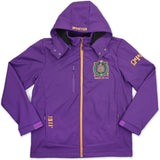 Big Boy Omega Psi Phi Divine 9 Heavy Duty Waterproof Mens Jacket [Purple]