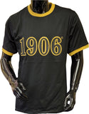 Buffalo Dallas Alpha Phi Alpha 1906 Ringer T-Shirt [Short Sleeve - Black]