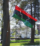 African American Africa Map Outline Flag [Red/Black/Green]