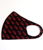 Big Boy Delta Sigma Theta Divine 9 S2 Summer Poly Fashion Face Mask [Black]