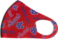 Big Boy Kansas City Monarchs S1 Summer Poly Fashion Face Mask [Red]