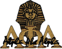Alpha Phi Alpha Signature Sphinx Head Iron-On Patch [Gold]