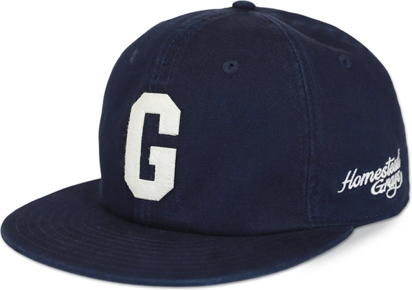 Big Boy Homestead Grays NLBM Heritage Cotton Mens Snapback Cap [Navy Blue]