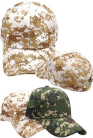 Plain Camouflage Jersey Mesh Mens Cap [Baseball Cap - Green]