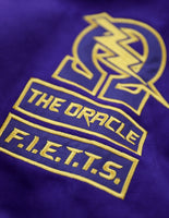 Big Boy Omega Psi Phi Divine 9 S10 Mens Twill Racing Jacket [Purple]