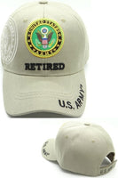 U.S. Army Retired Shadow Mens Cap [Baseball Cap - Beige]