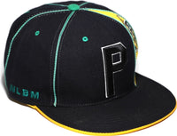 Big Boy Pittsburgh Crawfords S141 Mens Fitted Cap [Black/Gold]