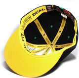 Big Boy Pittsburgh Crawfords S141 Mens Fitted Cap [Black/Gold]