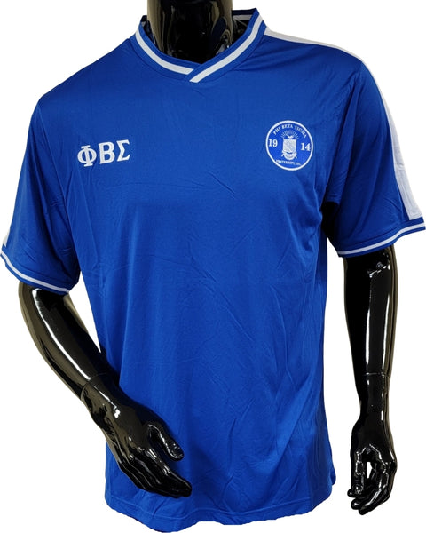 Buffalo Dallas Phi Beta Sigma Soccer Jersey [Blue]