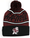 Big Boy Alabama A&M Bulldogs S252 Beanie With Ball [Maroon]