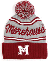 Big Boy Morehouse Maroon Tigers S252 Beanie With Ball [Grey]