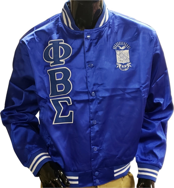 Buffalo Dallas Phi Beta Sigma Satin Jacket [Blue]