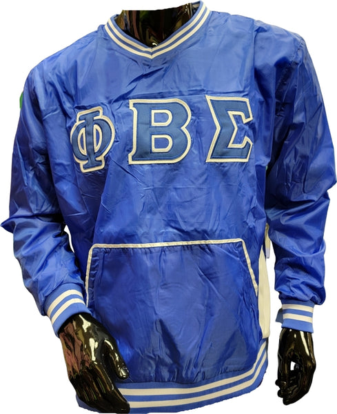 Buffalo Dallas Phi Beta Sigma Windbreaker Pullover Jacket [Blue]