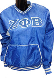 Buffalo Dallas Zeta Phi Beta Windbreaker Pullover Jacket [Blue]