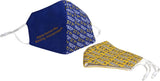 Sigma Gamma Rho Hemp Face Masks [Blue/Gold]