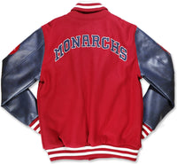 Big Boy Kansas City Monarchs NLBM Heritage Collection Mens Wool Jacket [Red]