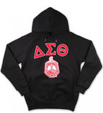 Big Boy Delta Sigma Theta Divine 9 S6 Ladies Pullover Hoodie [Black]