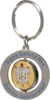 Sigma Gamma Rho Spinner Key Ring [Silver]