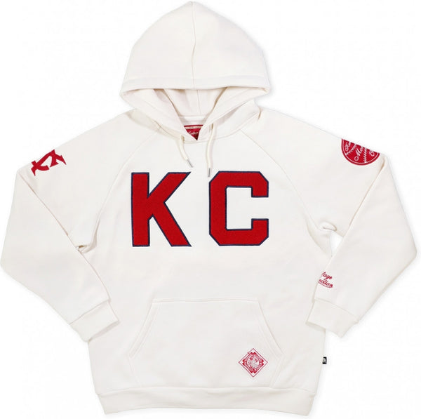 Big Boy Kansas City Monarchs Heritage Mens Hoodie [Ivory White]