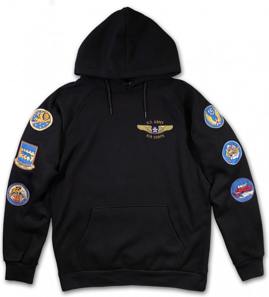 Big Boy Tuskegee Airmen S4 Pullover Mens Hoodie [Black]