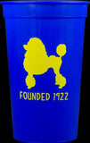 Sigma Gamma Rho Plastic Stadium Cups [Blue]