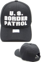 U.S. Border Patrol Mens Cap [Black/White]