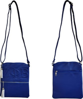 Buffalo Dallas Zeta Phi Beta Crossbody Bag [Blue]