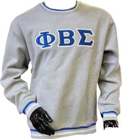 Buffalo Dallas Phi Beta Sigma Crewneck Sweatshirt [Grey]