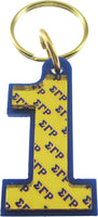 Sigma Gamma Rho Line #1 Key Chain [Blue]