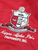 Big Boy Kappa Alpha Psi Divine 9 S3 Mens Bomber Jacket [Crimson Red]