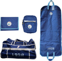 Buffalo Dallas Jack And Jill Of America 4 Piece Travel Bag Bundle [Blue]