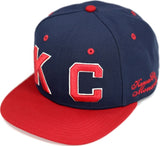 Big Boy Kansas City Monarchs S141 Mens Snapback Cap [Navy Blue]