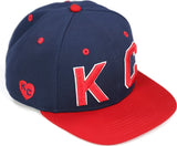 Big Boy Kansas City Monarchs S141 Mens Snapback Cap [Navy Blue]