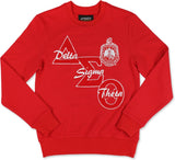 Big Boy Delta Sigma Theta Divine 9 S2 Womens Sweatshirt [Red]