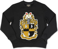 Big Boy Alpha Phi Alpha Divine 9 S2 Mens Sweatshirt [Black]