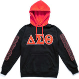 Legacy Tradition Delta Sigma Theta S1 Chenille Embroidered Hoodie [Black]