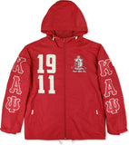 Big Boy Kappa Alpha Psi Divine 9 S8 Mens Windbreaker Jacket [Crimson Red]