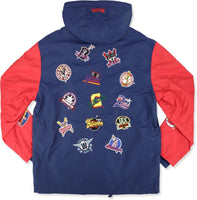 Big Boy Negro League Baseball Commemorative S6 Mens Windbreaker Jacket [Navy Blue]