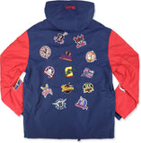 Big Boy Negro League Baseball Commemorative S6 Mens Windbreaker Jacket [Navy Blue]