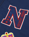 Big Boy Negro League Baseball Commemorative S6 Mens Windbreaker Jacket [Navy Blue]