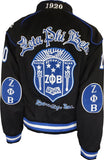 Buffalo Dallas Zeta Phi Beta Racing Jacket [Black]